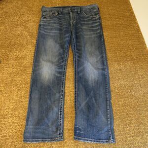 Silver Jeans Co Denim Men 38x34 Zac Bootcut Relaxed Fit Western Y2K